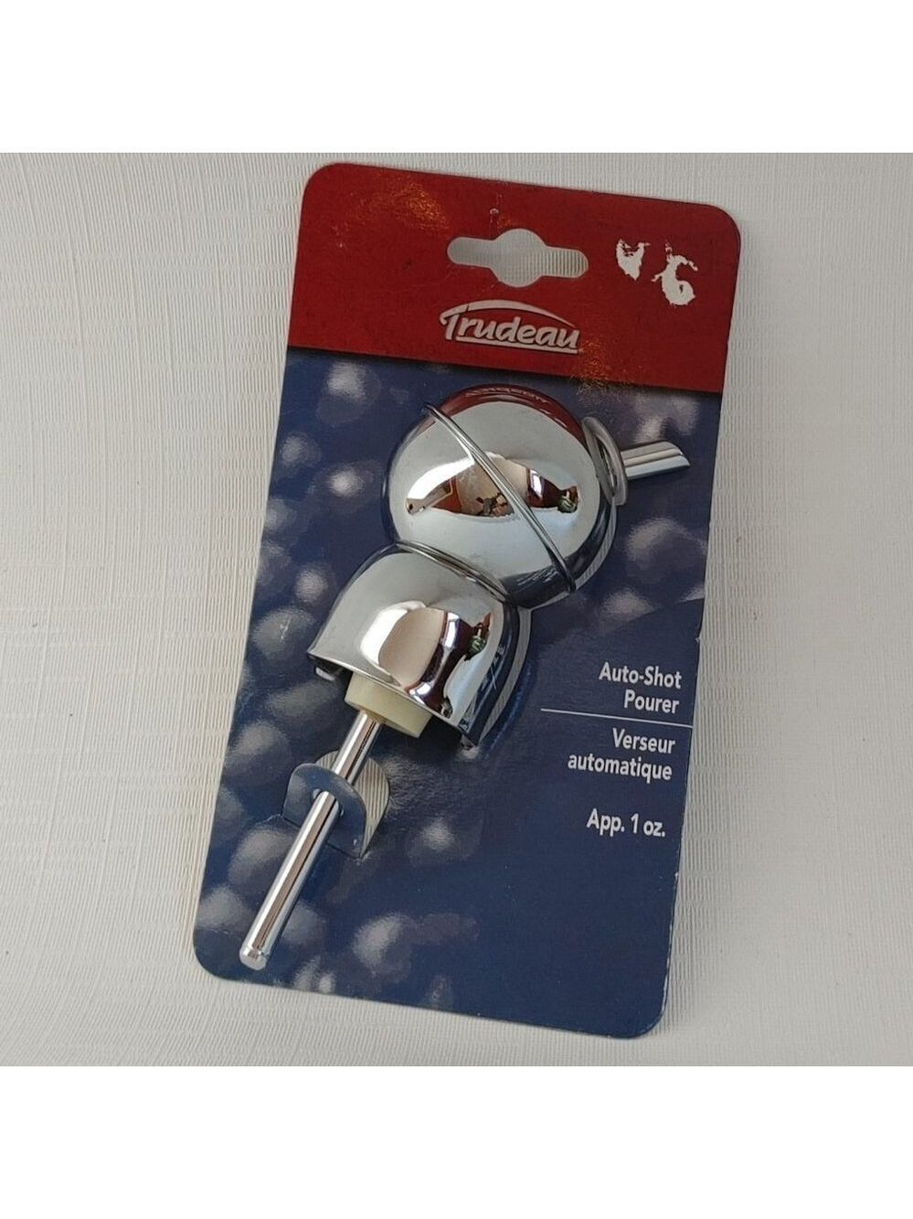 ATTRACTIVE TRUDEAU Auto Shot Pourer Chrome Metal